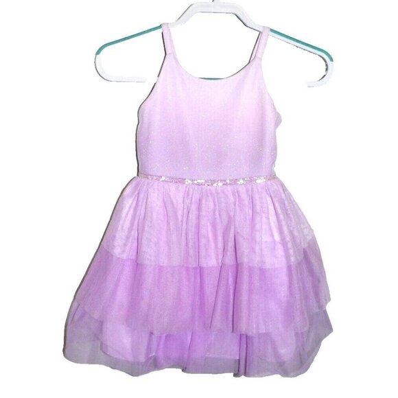 CAT & JACK little girls purple PRINCESS DRESS size S fits 22" chest - Picture 1 of 3